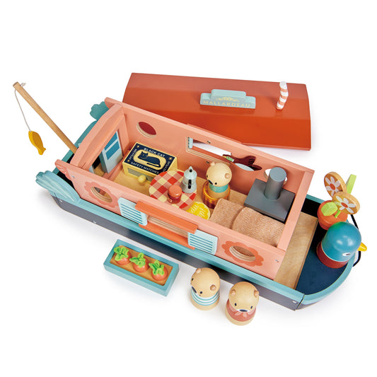 Little Otter Canal Boat by Tenderleaf Toys