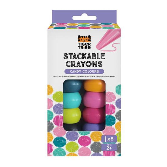 Tiger Tribe Stackable Crayons - Candy Colour's