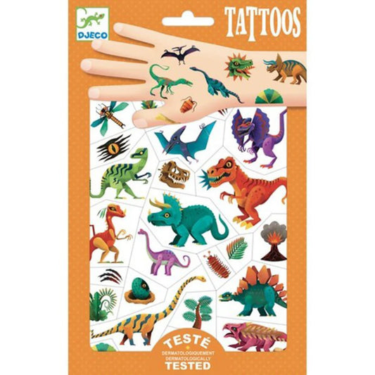 DJECO Dinosaur Temporary Tattoos