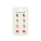 Rockahula - Jolly Christmas Clip On Earrings