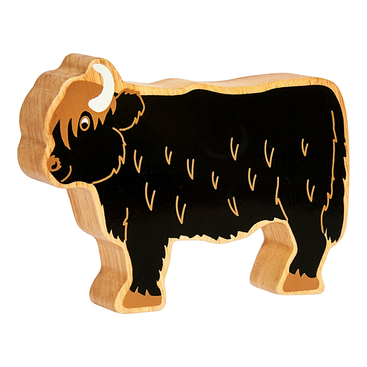 Lanka Kade Wooden Black highland cow