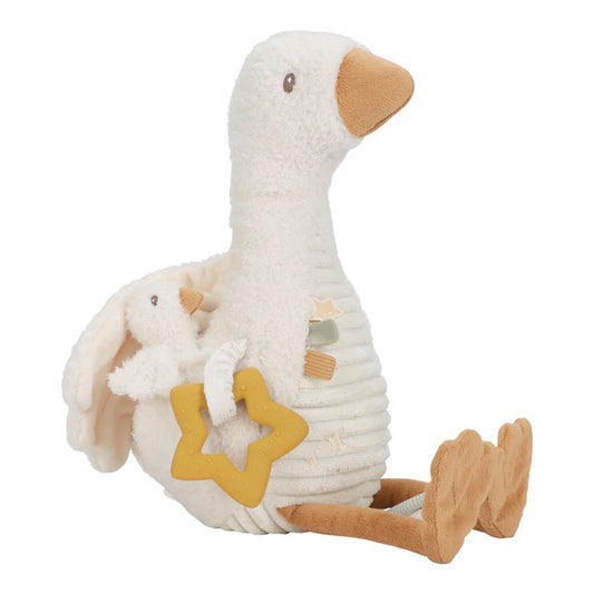 Little Dutch Activity Cuddle Toy Little Goose