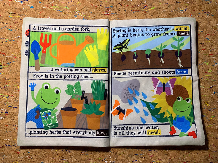 Nursery Times Crinkly Newspaper - All about the Garden
