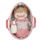 Little Dutch Baby Doll in Basket Rosa