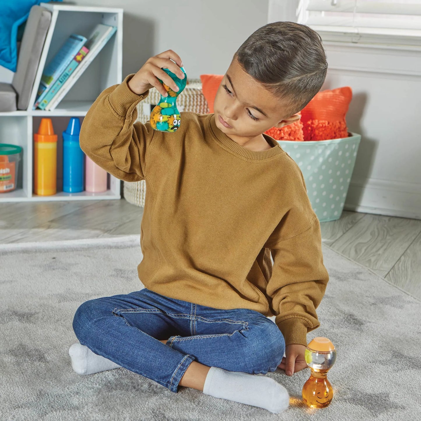 Learning Resource Express Your Feelings Sensory Bottles Opposites: Overwhelmed and Calm