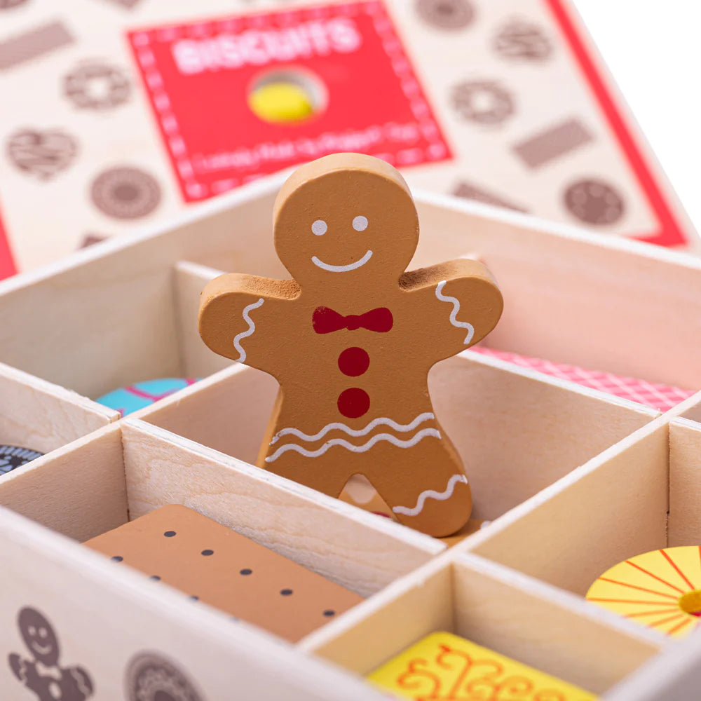 Bigjigs Box of Wooden Biscuits