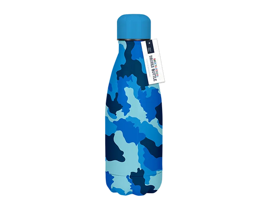 Boys Printed Metal Water Bottle 350ml