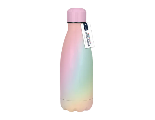 Girls Printed Metal Water Bottle 350ml