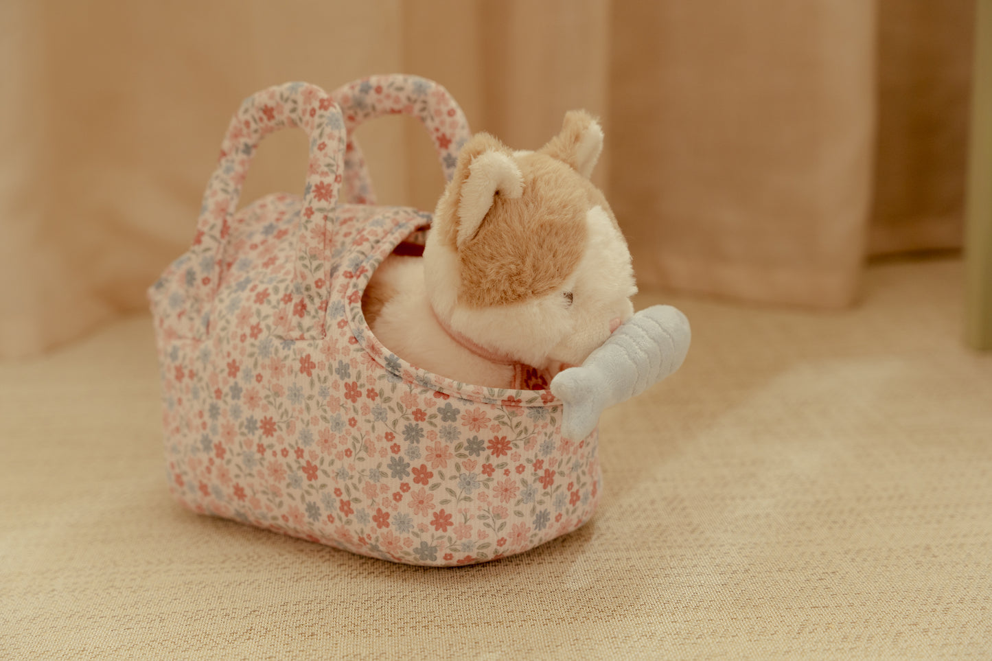 Little Dutch Plush Cat Marley In Fabric Bag