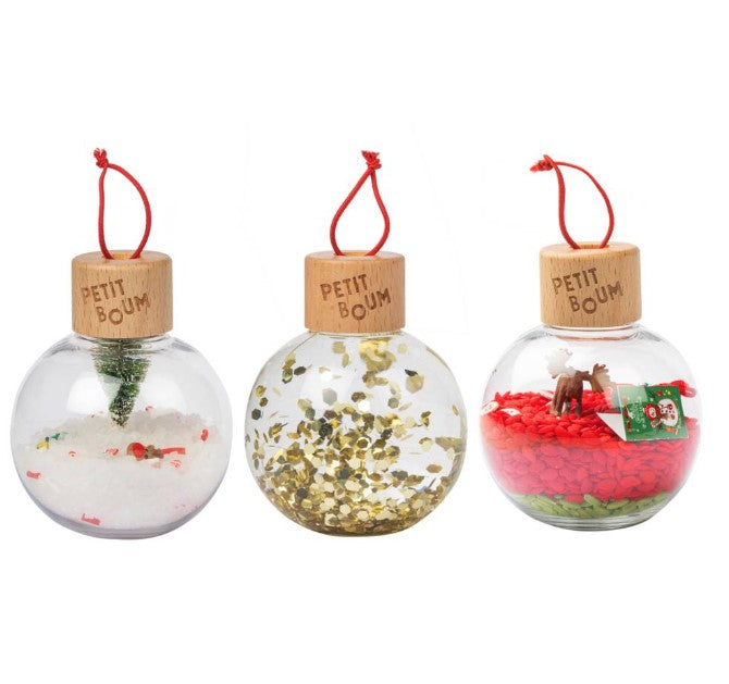 Christmas Sensory Baubles Balls by Petit Boum