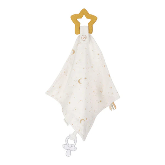 Little Dutch Cuddle Cloth with Teething Ring Newborn Naturals