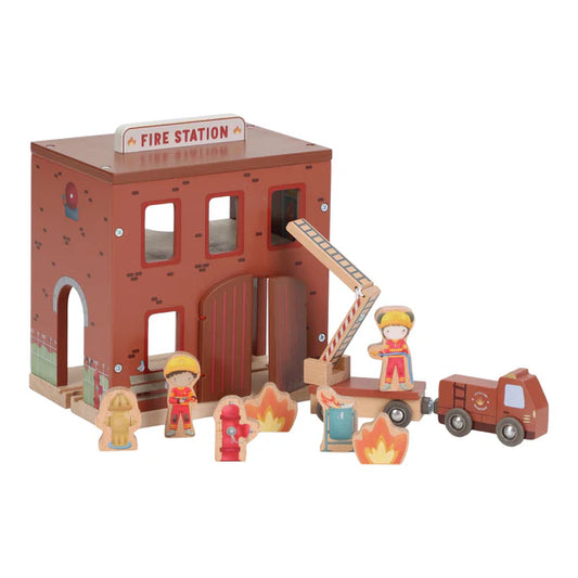 Little Dutch Wooden Fire Station