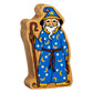 Lanka Kade Wooden Blue & Yellow Wizard