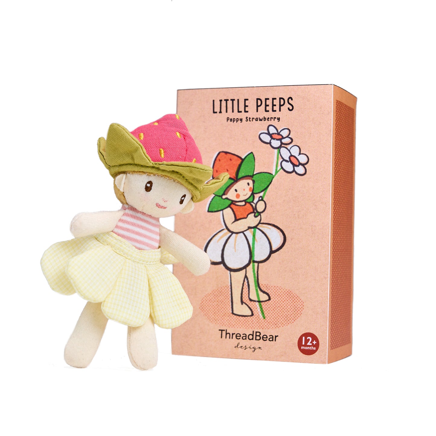 Little Peeps Poppy Strawberry by Threadbear Design