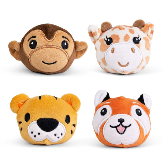 Safari Animal Squishy Plushies Sensory Toys 1 Supplied