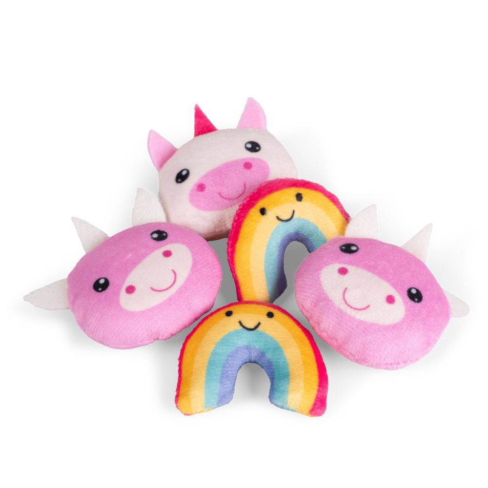 Fluffy Fantasy Rainbows and Unicorns Squishy Snacks Sensory Toys