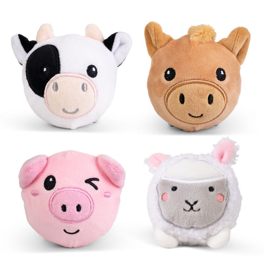 Farm Animal Bouncy Plushies Sensory Toys  1 Supplied (Copy)