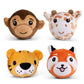 Safari Animals Bouncy Plushies Sensory Toys 1 Supplied