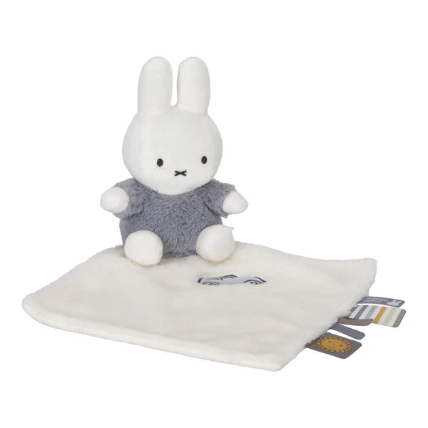 Little Dutch Miffy Cuddle Cloth Fluffy - Blue