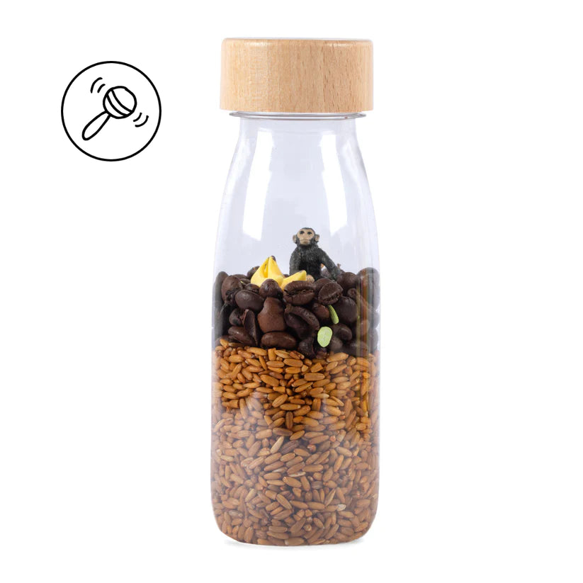Petit Boum Monkey Sound Sensory Bottle