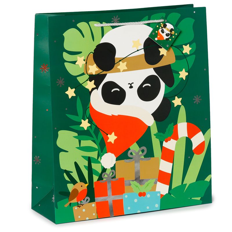 Christmas Panda Gift Bag Extra Large
