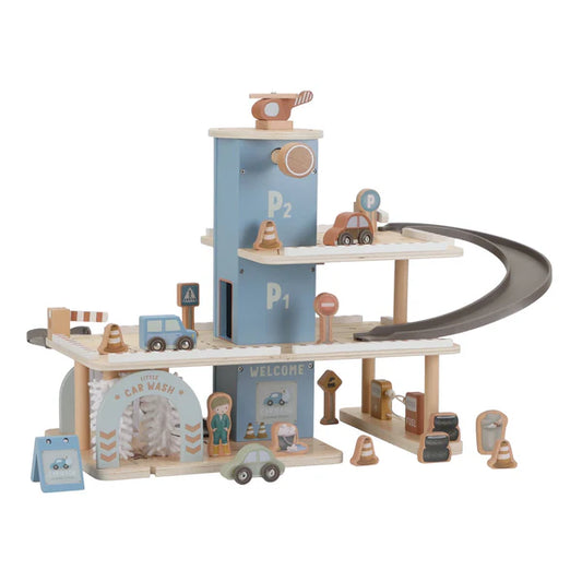 Little Dutch Wooden Parking Garage - Brand New Collection