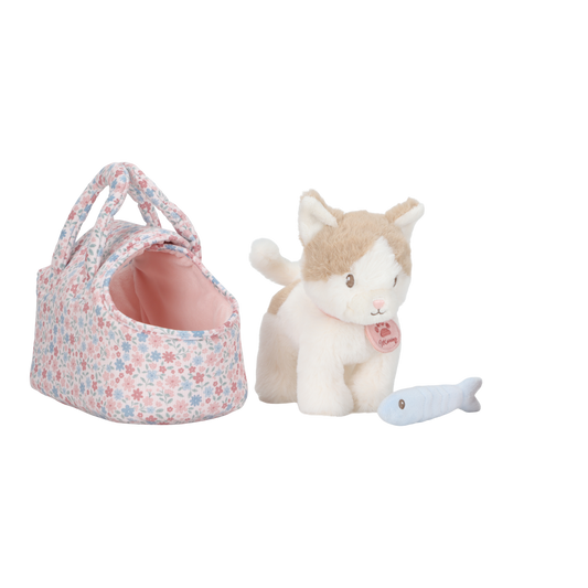 Little Dutch Plush Cat Marley In Fabric Bag