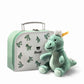 Steiff Joshi baby T-Rex in suitcase