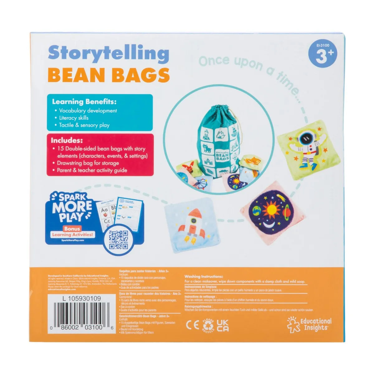 Learning Resource Storytelling Bean Bags