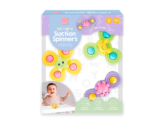 Sensory Suction Spinners 3pk