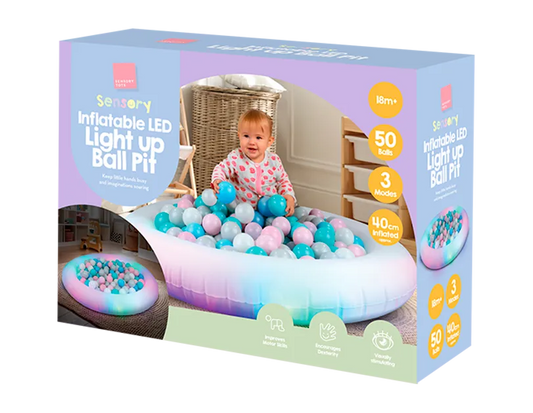Sensory LED Inflatable Ball Pit 90cm DIA