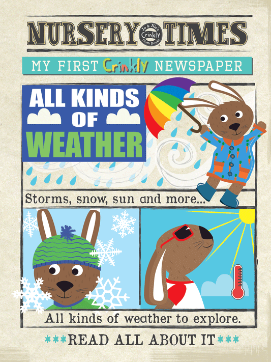 Nursery Times Crinkly Newspaper - All about the weather crinkly times