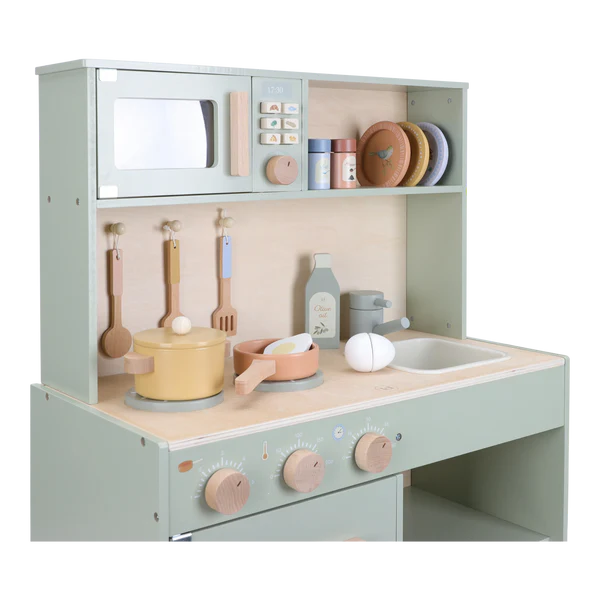 Little Dutch Wooden Play Kitchen Mint - New Design