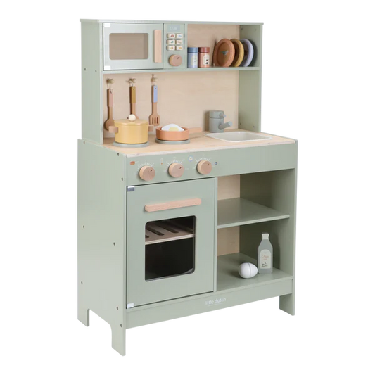 Little Dutch Wooden Play Kitchen Mint - New Design
