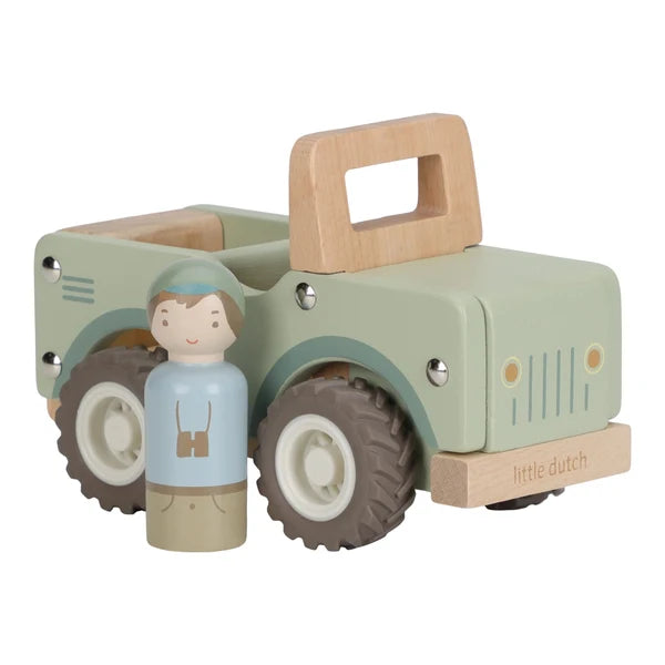 Little Dutch Wooden Safari Car  - Safari Friends