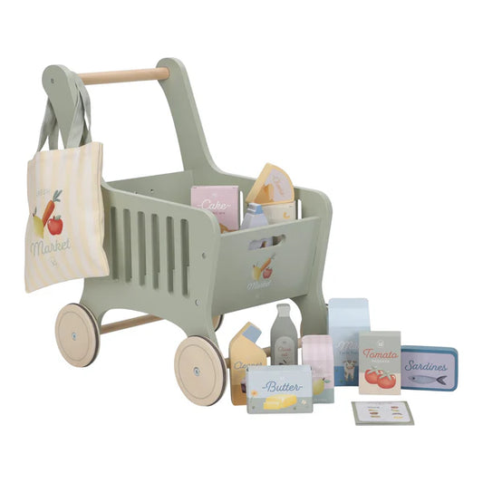 Little Dutch Wooden Shopping Cart- Brand New Collection