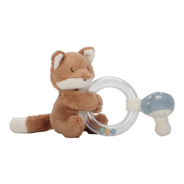 Langs Fox Rattle Little Dutch Ring rattle fox - Forest Friends – Boo's Toy Shop