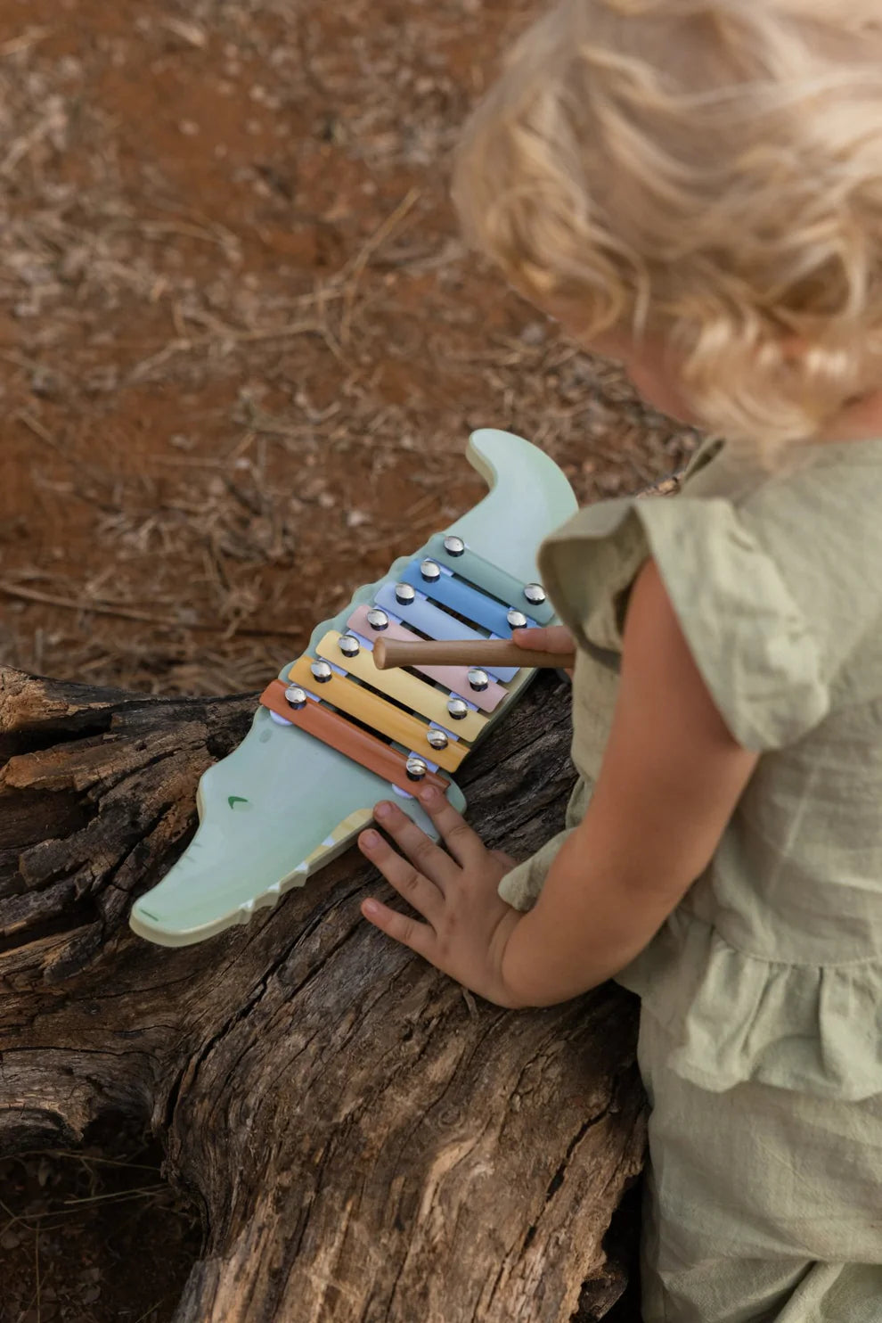 Little Dutch Safari Xylophone Crocodile