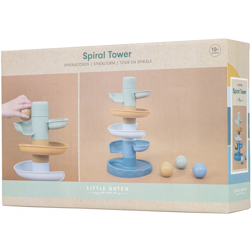 Little Dutch Spiral Blue Tower