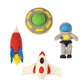 Space Age Erasers set of 4