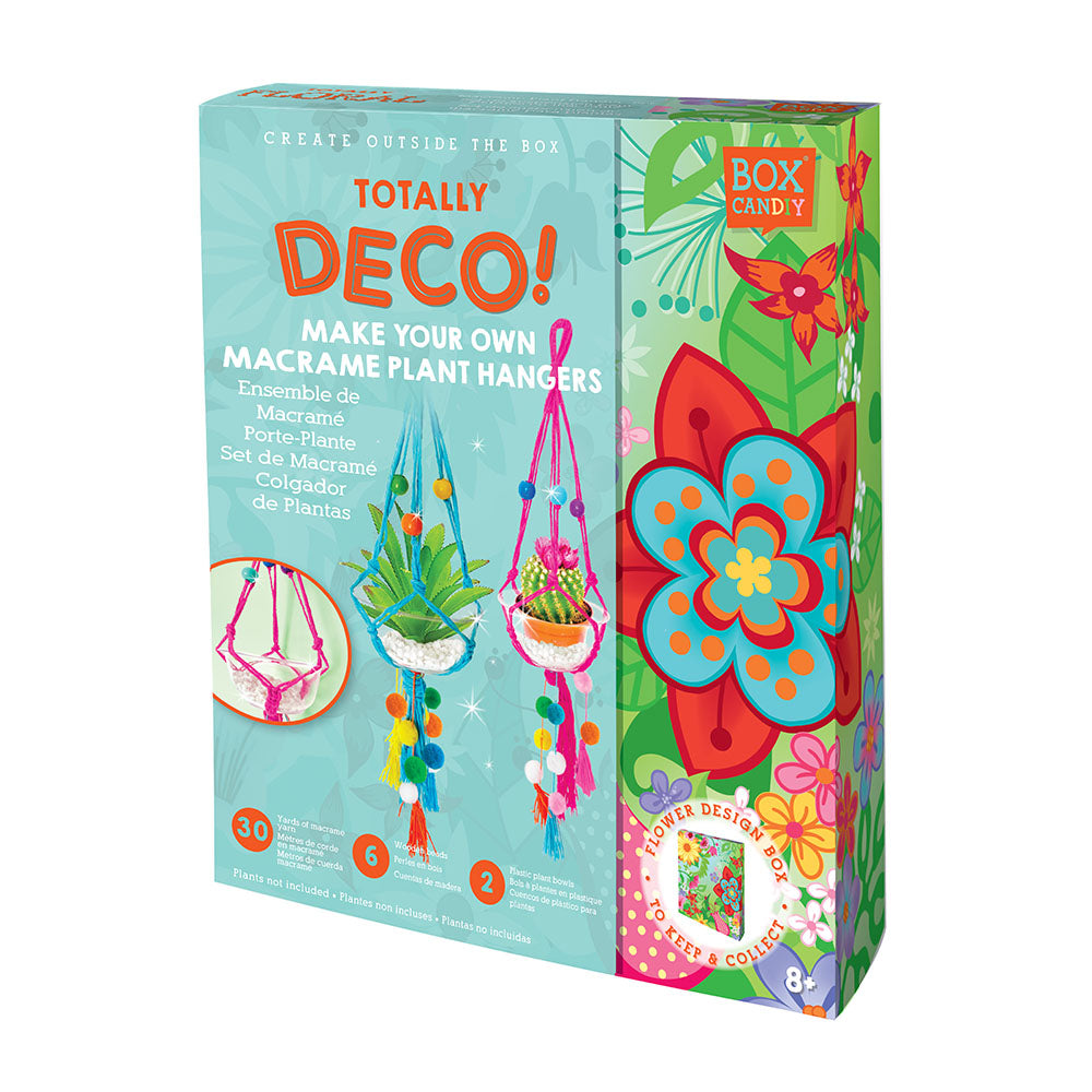 Totally Floral - Macrame Plant Holders Art Set