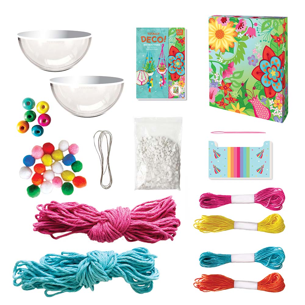 Totally Floral - Macrame Plant Holders Art Set