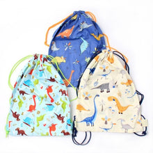 Load image into Gallery viewer, Dinosaur Drawstring Fabric Bag
