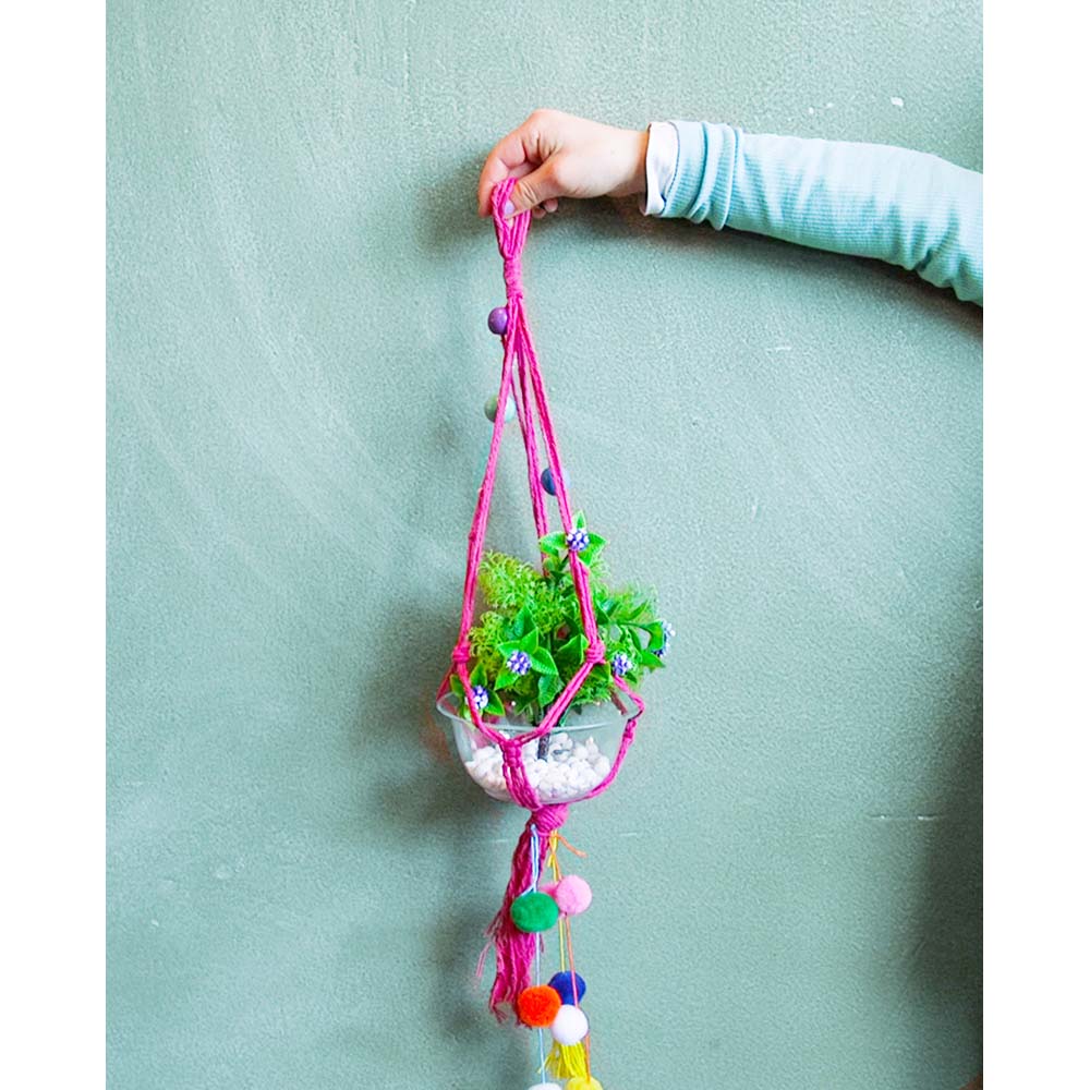 Totally Floral - Macrame Plant Holders Art Set