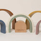 Little Dutch Wooden Vintage Rainbow Stacker