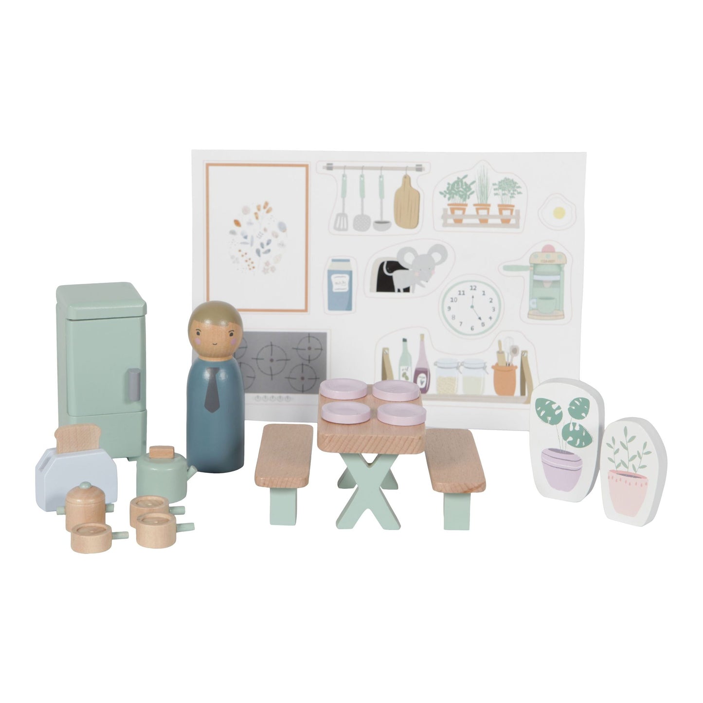 Little Dutch Dolls House Kitchen Play Set