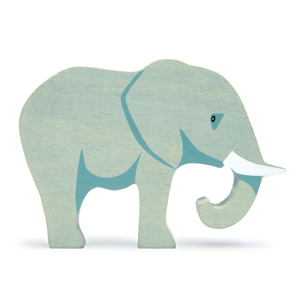 Elephant Wooden Safari Animals