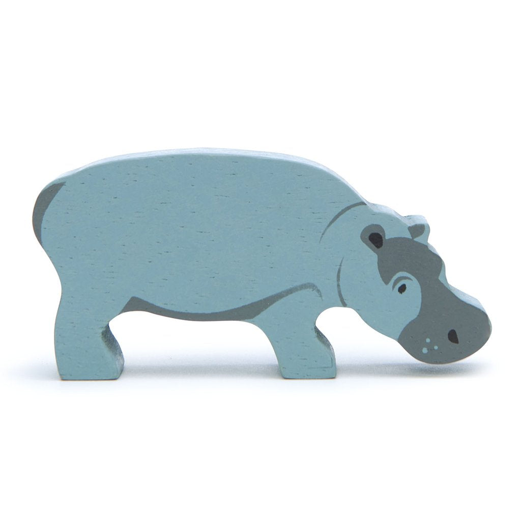 Hippo Wooden Safari Animals