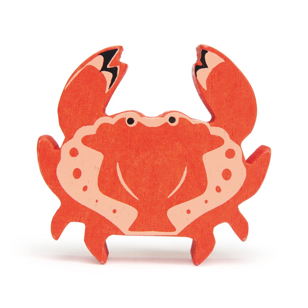 Crab Wooden Sea Life Animals
