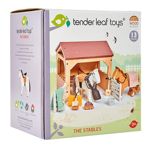 Tenderleaf Toys Wooden Stables Toy